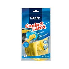 Luva Latex G Danny Amarela